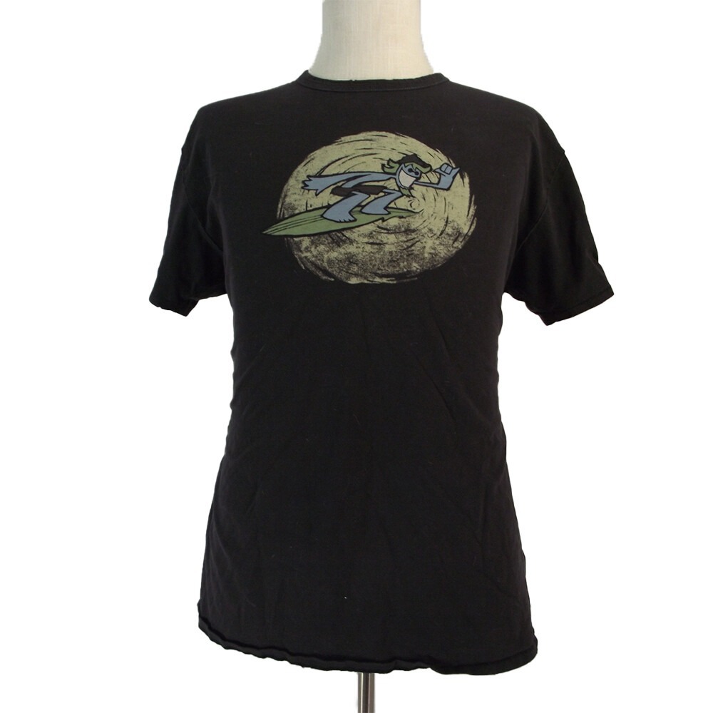 Life is Good T-Shirt Men Large Black Crusher Tee Surfing Good Vibes Cotton Short